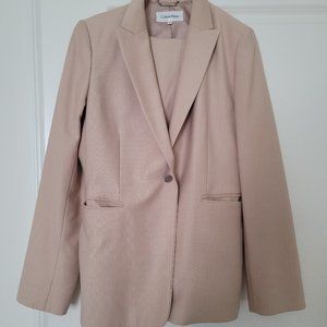 Womens suit, Calvin Klein, mauve, short, $20, size 10